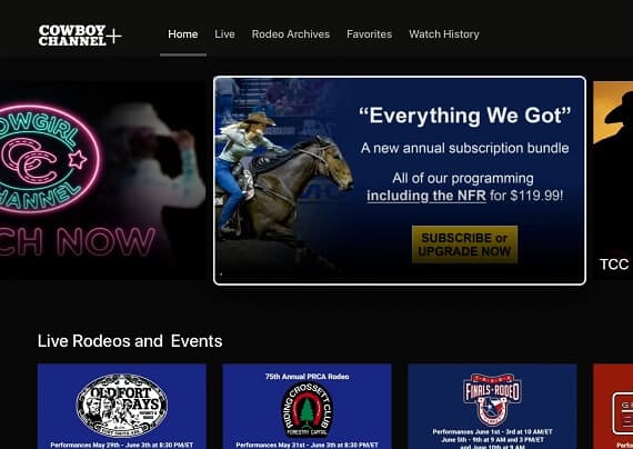 NFR on Cowboy Channel Plus